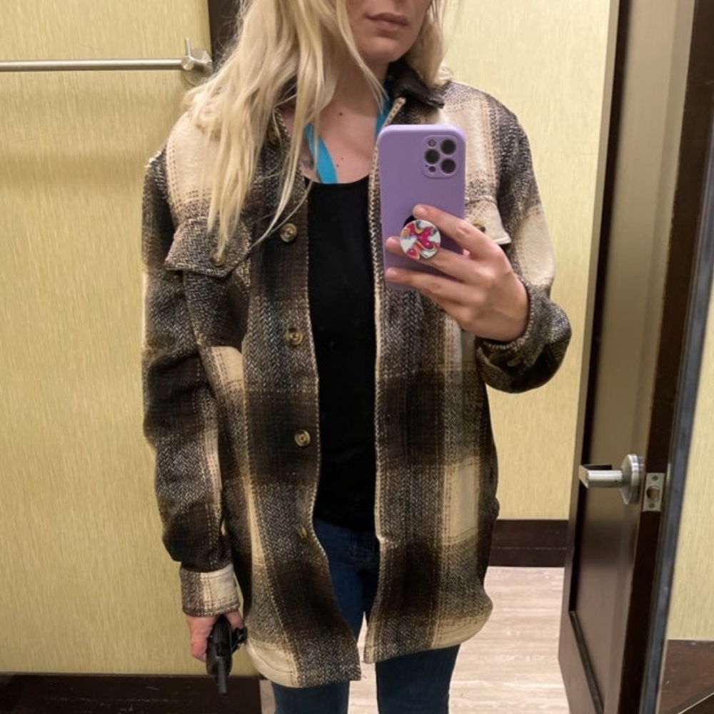 NWOT Buffalo David Bitton plaid wool shacket